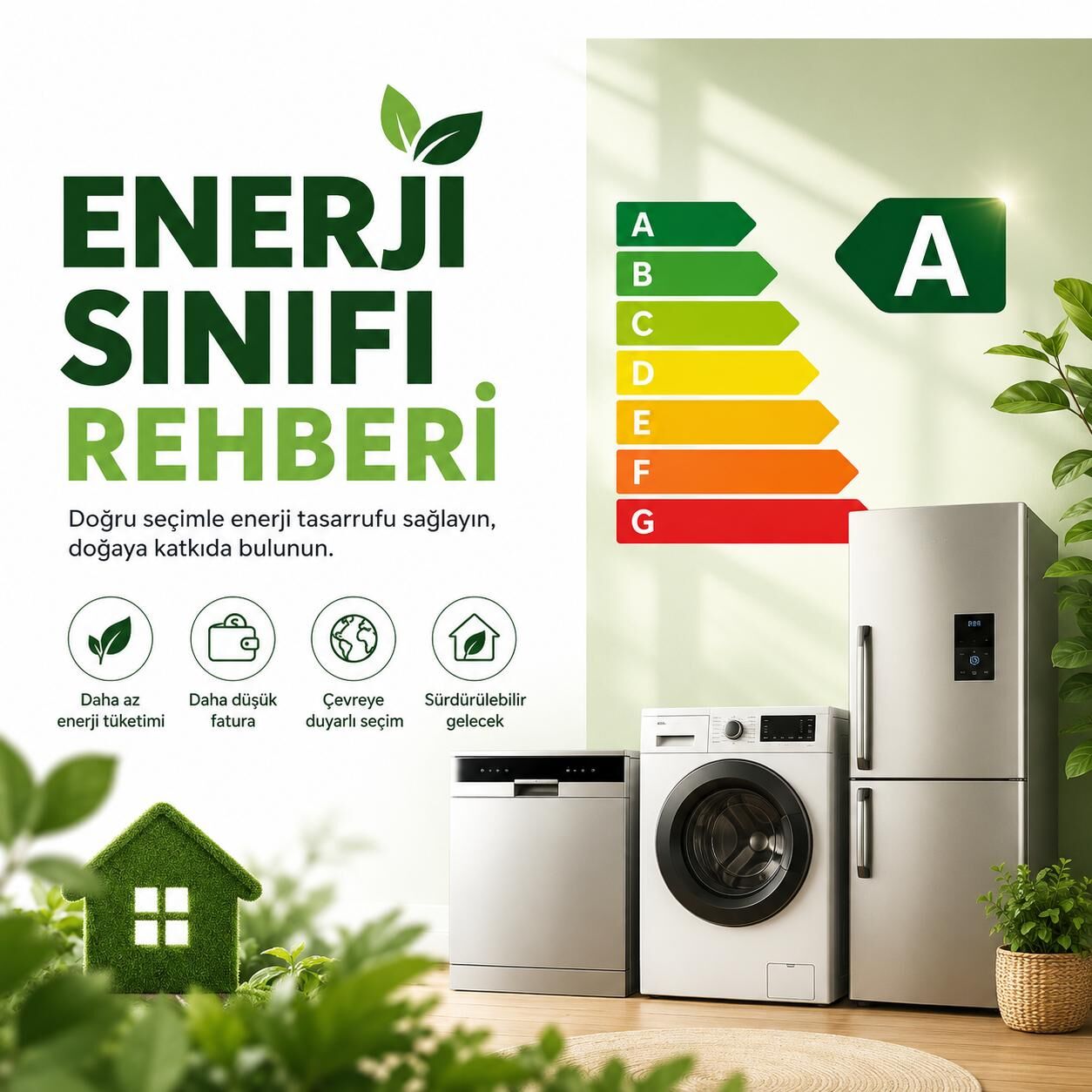 Enerji Sınıfı Rehberi: A, B, C Ne Anlama Geliyor?